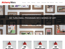 Tablet Screenshot of alchemyworx.com